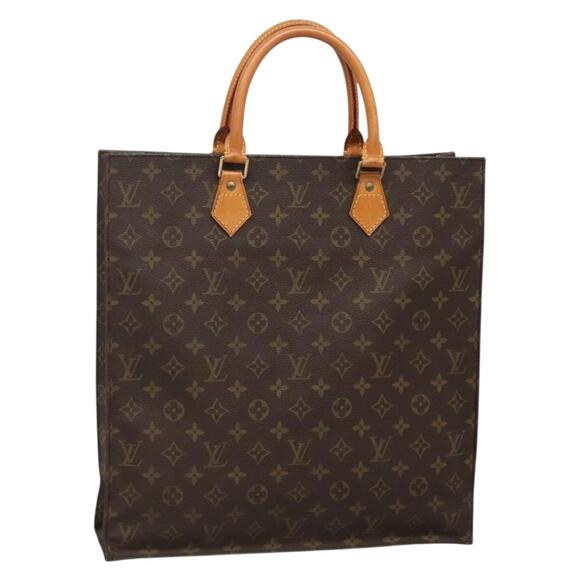 LOUIS VUITTON Monogram Sac Plat Hand Bag M51140 - Picture 1 of 16